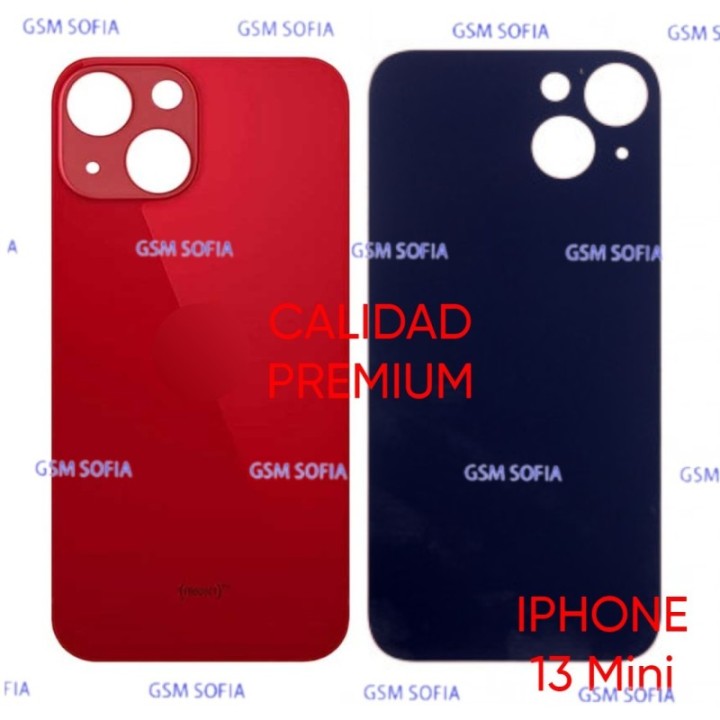 Tapa trasera CALIDAD PREMIUM Para iphone 13 Mini - Rojo