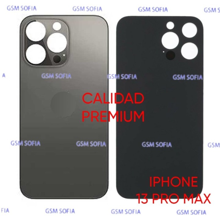 Tapa trasera CALIDAD PREMIUM Para iphone 13 Pro Max - Negra