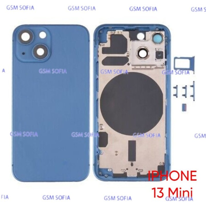 Chasis sin Piezas Para iphone 13 Mini - Azul