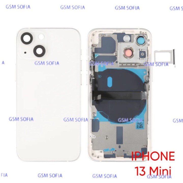 Chasis sin Piezas Para iphone 13 Mini - Blanca