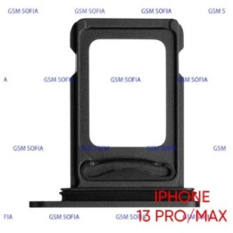 Bandeja SIM Para iphone 13 Pro / iphone 13 Pro Max - Negra