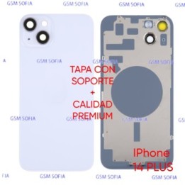 Tapa trasera CON SOPORTE + CALIDAD PREMIUM Para iphone 14 Plus- Lila