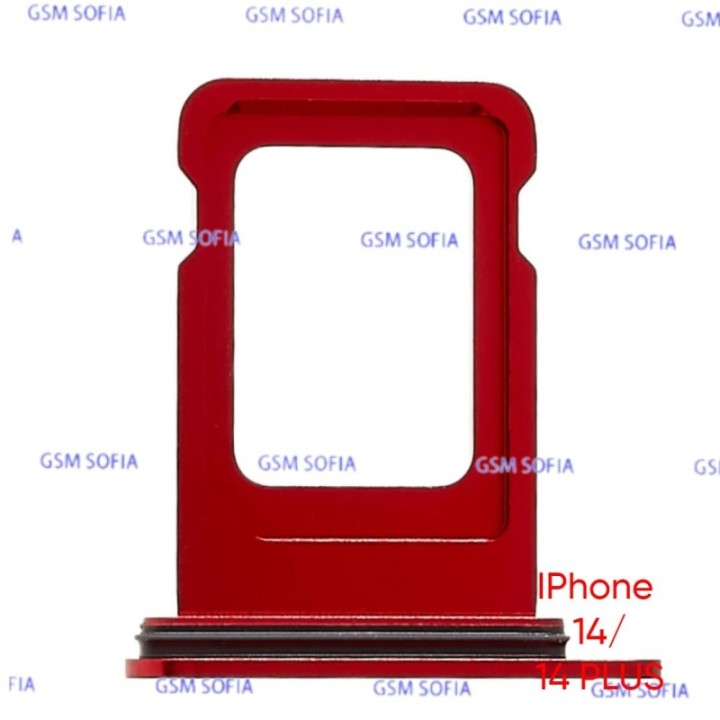 Bandeja Sim Para iphone 14 / iphone 14 Plus- Rojo