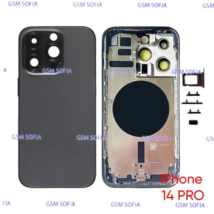 Chasis sin Piezas Para iphone 14 Pro - Negra
