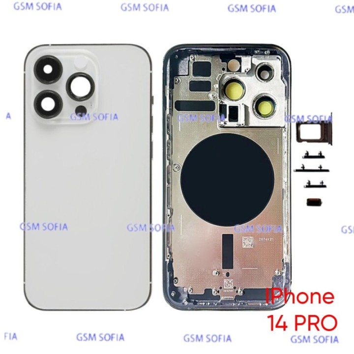 Chasis sin Piezas Para iphone 14 Pro - Blanca