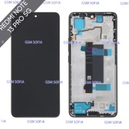 Pantalla completa Ori servipak con marco para Pocophone X6 / Poco X6 / redmi note 13 Pro 5G - Negro