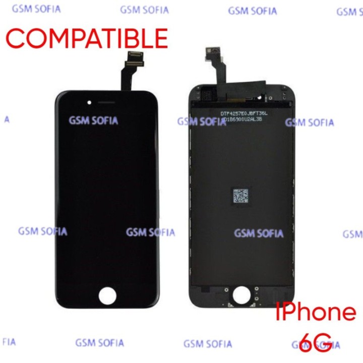 Pantalla Completa Compatible Para IPHONE 6G / IPHONE 6 - Negro
