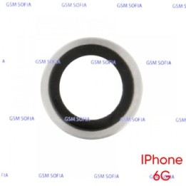 Lentes con embellecedor para  IPhone 6G / IPhone 6 / IPhone 6G Plus / IPhone 6 Plus  - Plata