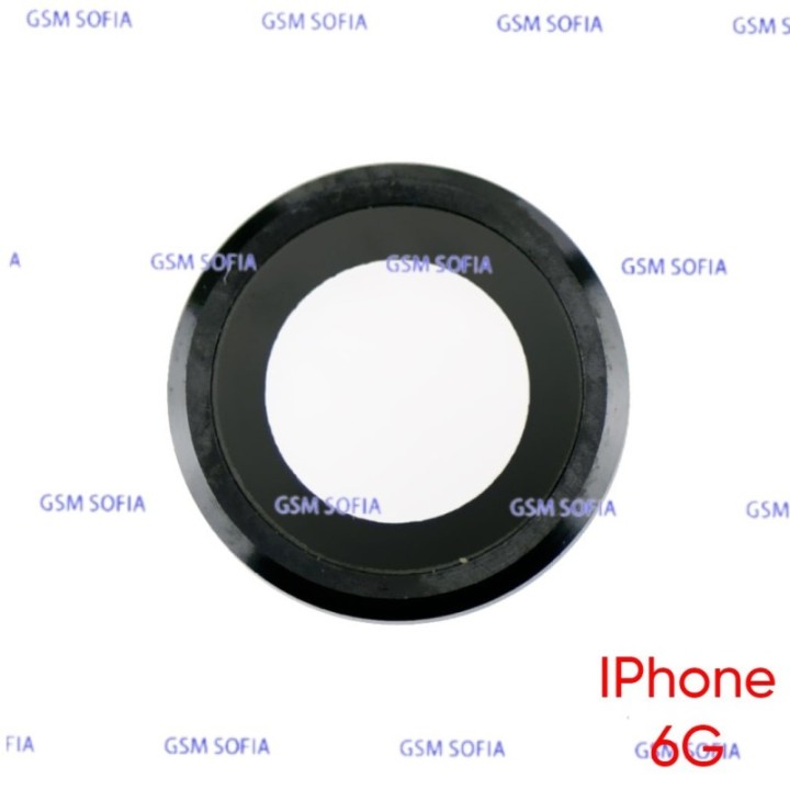Lentes con embellecedor para  IPhone 6G / IPhone 6 / IPhone 6G Plus / IPhone 6 Plus  - Negro