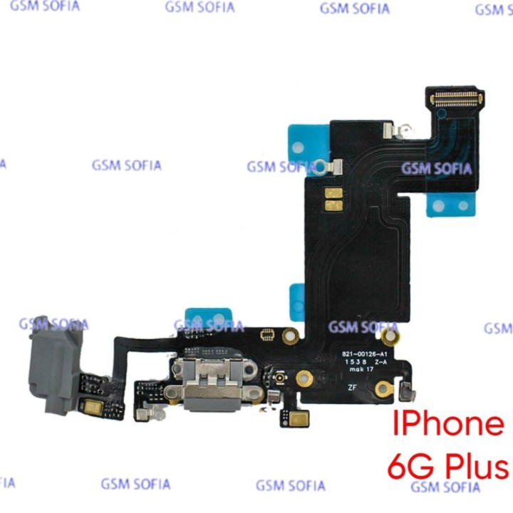 Circuíto Flex Conector De Carga Y Accesorios / Micrófonos Y Conector De Audio Para IPhone 6G Plus / IPhone 6 Plus