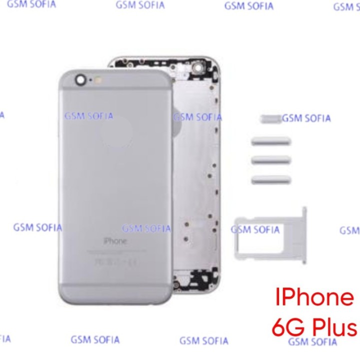 Chasis / Tapa Trasera Sin Flex Para iPhone 6G Plus / iPhone 6 Plus - Plata