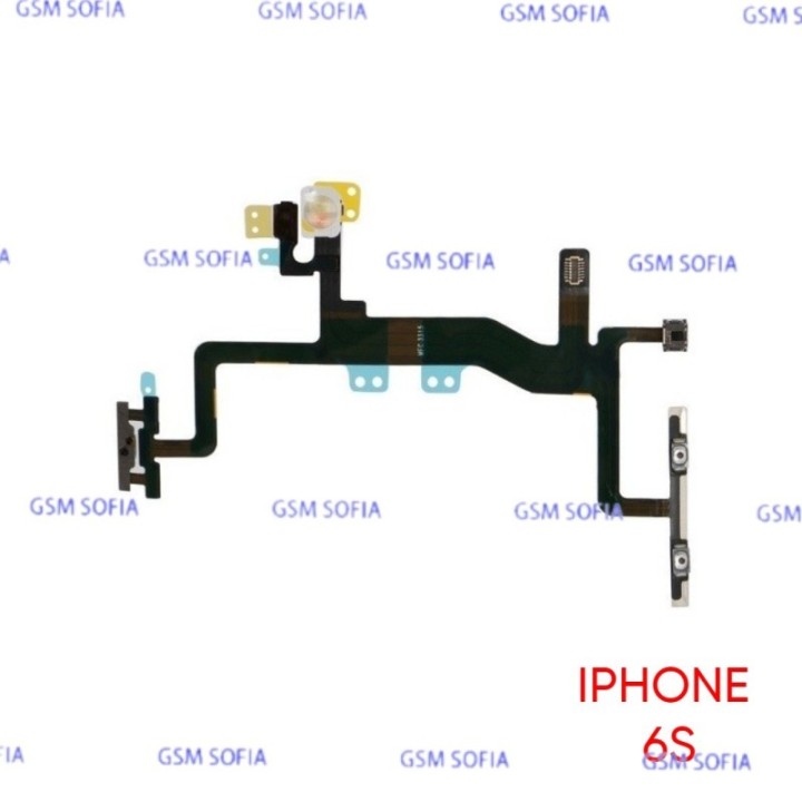 Flex Power Boton Encendido+Volumen Y Flash Para IPhone 6S