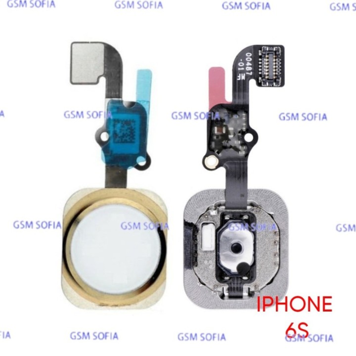 Flex Con Boton De Home Con Lector De Huella Para IPhone 6S /  IPhone 6S Plus - Oro