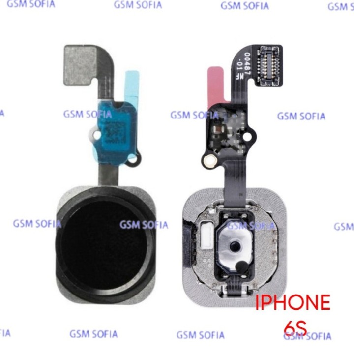 Flex Con Boton De Home Con Lector De Huella Para IPhone 6S /  IPhone 6S Plus - Negro
