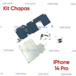 Kit de Chapas + Tornillos de sujecion Interna Para IPhone 14 Pro