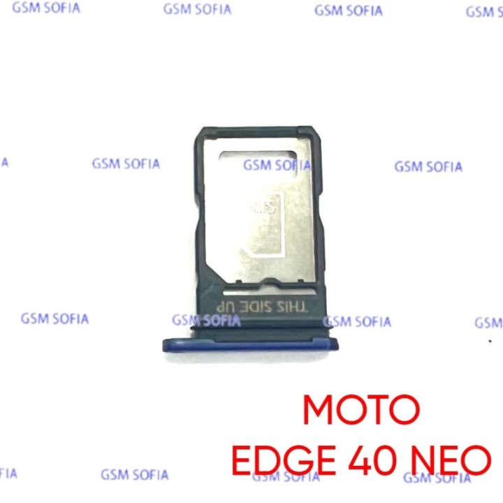 Bandeja Sim Para Motorola Edge 40 Neo / Moto Edge 40 Neo - Azul