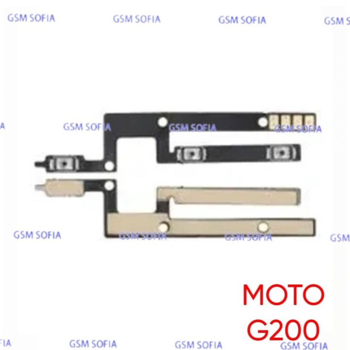 Flex Power + Volumen Para Motorola G200 / Moto G200
