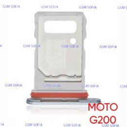Bandeja Sim Para Motorola G200 / Moto G200 - Plata