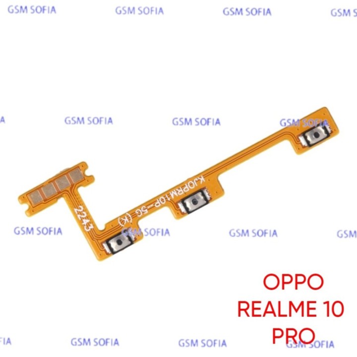 Flex Power + Volumen Para Oppo Realme 10 Pro