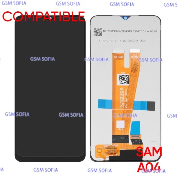 Pantalla Completa Compatible Sin Marco para Samsung Galaxy A04 / A045G