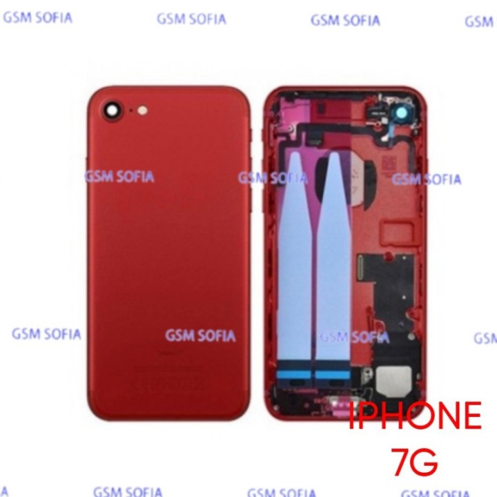 Chasis / Tapa Trasera Para CON Flex IPHONE 7G / IPHONE 7 - Rojo