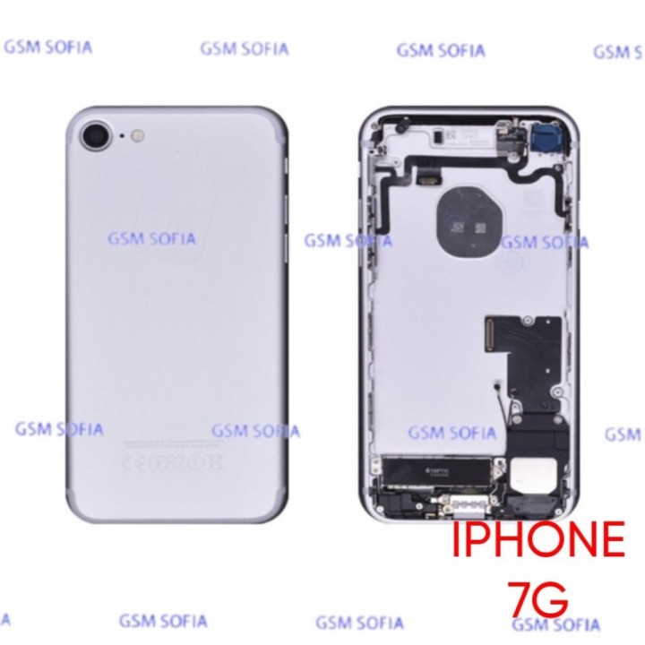 Chasis / Tapa Trasera Para CON Flex IPHONE 7G / IPHONE 7 - Plata