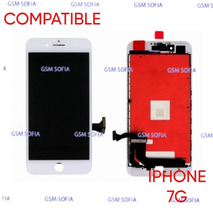 PANTLLA COMPLETA COMPATIBLE PARA IPHONE 7G / IPHONE 7 - BLANCO