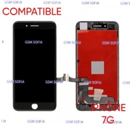 PANTLLA COMPLETA COMPATIBLE PARA IPHONE 7G / IPHONE 7 - negro