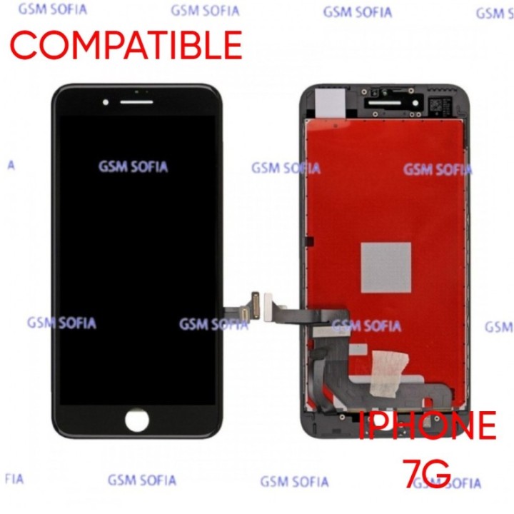 PANTLLA COMPLETA COMPATIBLE PARA IPHONE 7G / IPHONE 7 - negro