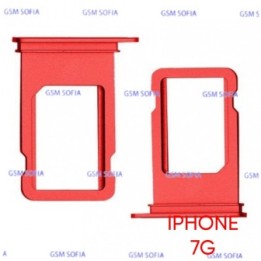 Bandeja Sim Para Iphone 7 Plus / IPhone 7G / IPhone 7 - Rojo