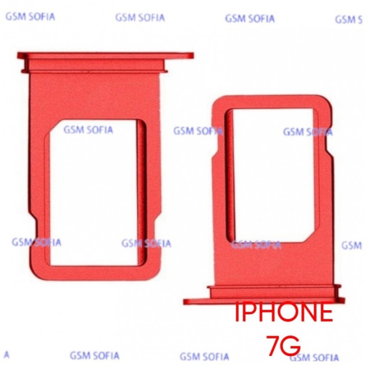 Bandeja Sim Para Iphone 7 Plus / IPhone 7G / IPhone 7 - Rojo
