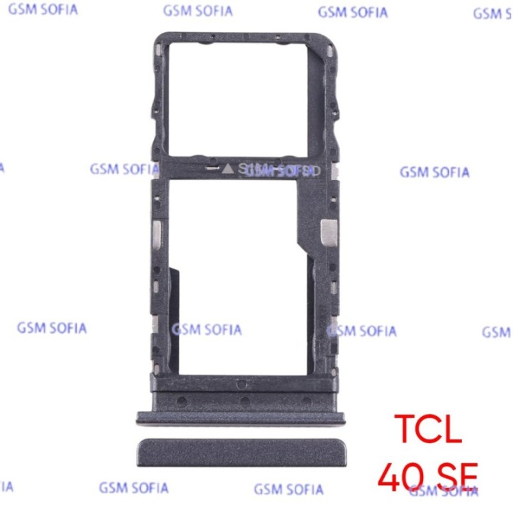 Bandeja sim Para TCL 40 Se / T610 - Negro
