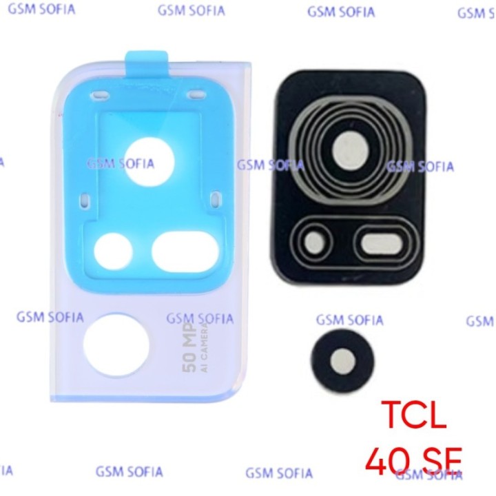 Embellecedor / Marco + Lente Para TCL 40 Se / T610 - Azul / Lila