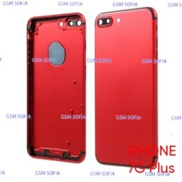 Tapa Trasera / Chasis sin Pieza Para iPhone 7 Plus - Rojo