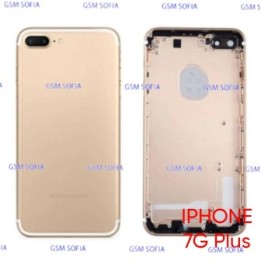 Tapa Trasera / Chasis sin Pieza Para iPhone 7 Plus - Oro