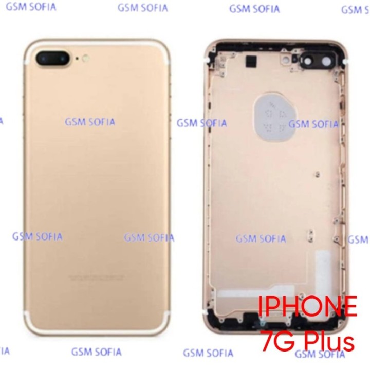 Tapa Trasera / Chasis sin Pieza Para iPhone 7 Plus - Oro
