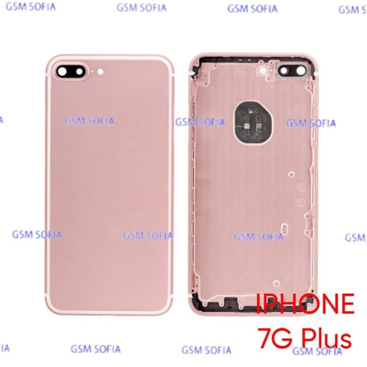 Tapa Trasera / Chasis sin Pieza Para iPhone 7 Plus - Oro Rosada