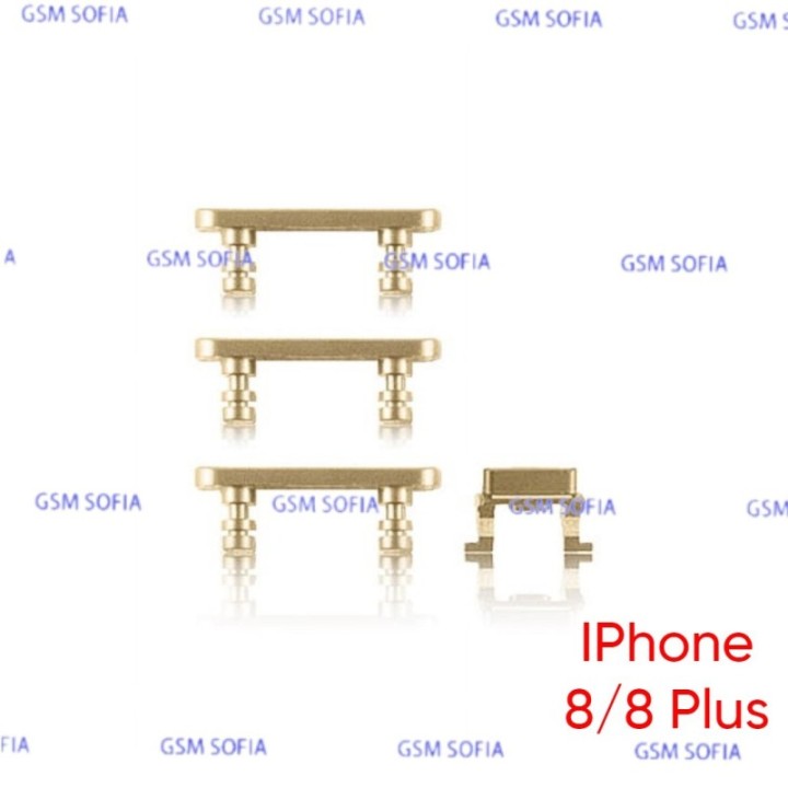 Set botones + silencio Para IPhone 8G / IPhone 8 / IPHONE SE 2020  - Oro