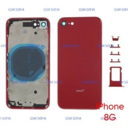 Chasis De Pantalla sin pieza + botones + Bandeja sim Para IPhone 8G / IPhone 8 - Rojo