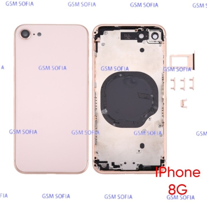 Chasis De Pantalla sin pieza + botones + Bandeja sim Para IPhone 8G / IPhone 8 - Oro