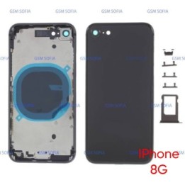 Chasis De Pantalla sin pieza + botones + Bandeja sim Para IPhone 8G / IPhone 8 - Negro
