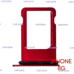 Bandeja SIM Para IPhone 8G / IPhone 8 / IPHONE SE 2020  - Rojo