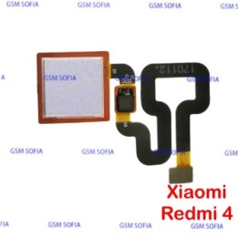 Flex Lector De Huella Para Redmi 4 / Redmi 4 Pro - Gris Negro