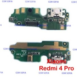 Placa Auxiliar De Conector De Carga Y Micrófono Redmi 4 Pro