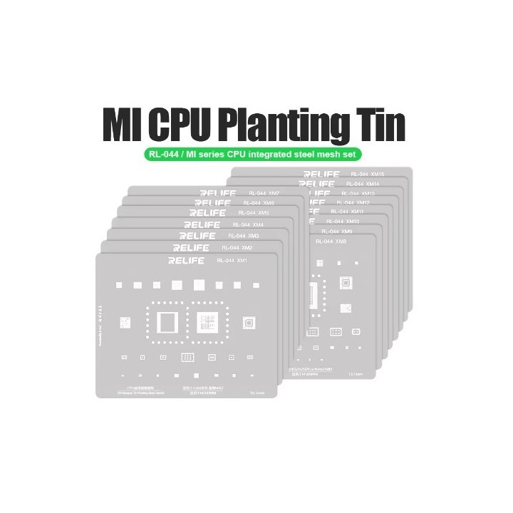 RELIFE - Plantilla Reballing RL-044 BGA Para Serie Xiaomi