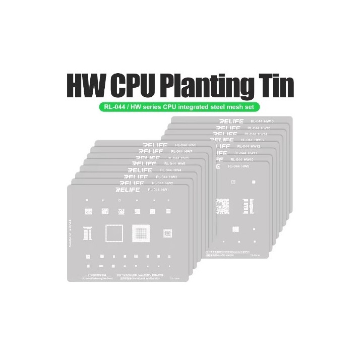 RELIFE - Plantilla Reballing RL-044 BGA Para Serie Huawei
