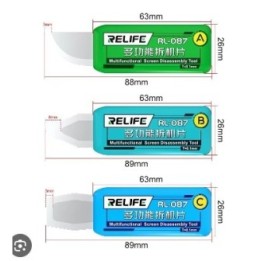RELIFE RL-087 Juego de Palanca de desmontaje 3 en 1 para pantalla