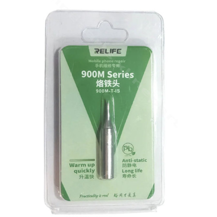 RELIFE 900M-T-IS Herramienta, Punta de soldadura "Curva" Universal