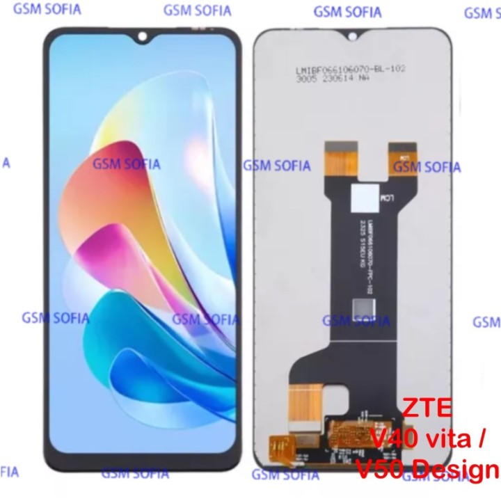 Pantalla completa sin Marco para ZTE V41 Vita / V50 design 5G / V40 design 4G / Axon 40 Lite