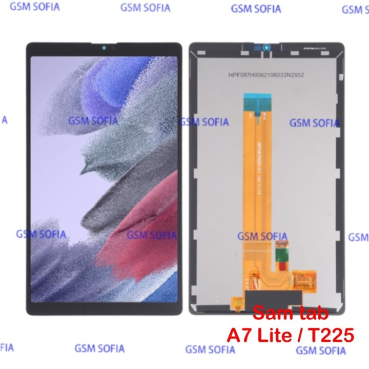 Pantalla completa ori reparado sin marco para Samsung galaxy tab A7 lite (LTE) / T225 - Negro